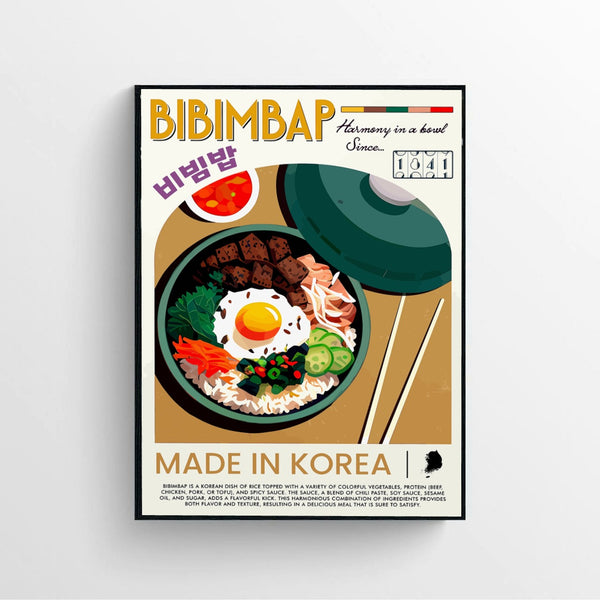 Bibimbap Print Poster