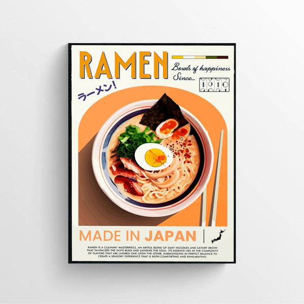 Animato Ramen Bowl Poster