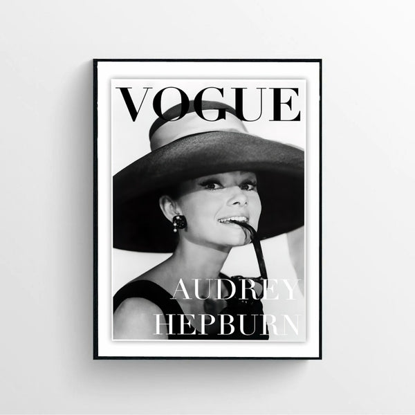 Audrey Hepburn Vogue Poster