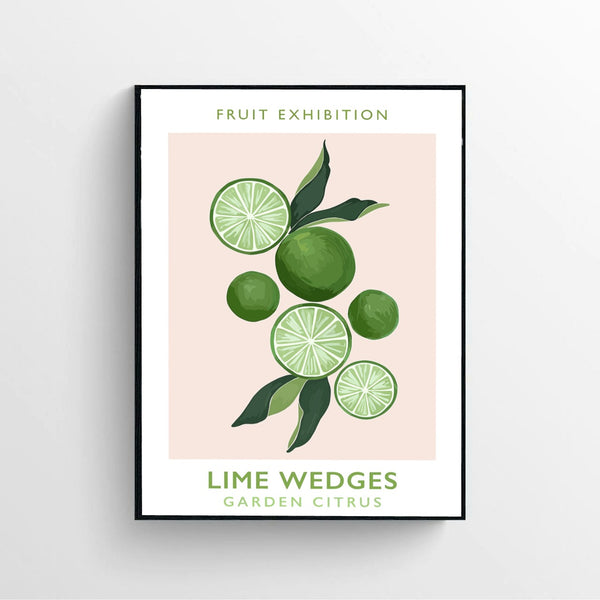 Lime Wedges Poster