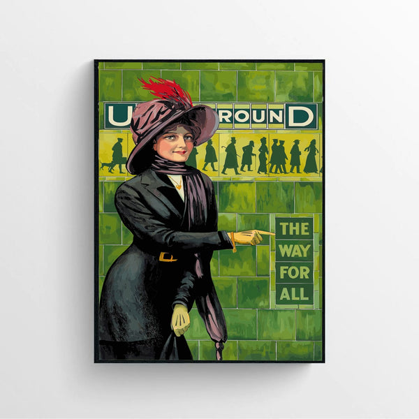 Underground Print Poster