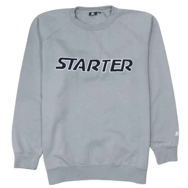 Starter 90's Spellout Crew Neck Sweatshirt XXLarge (2XL) Grey