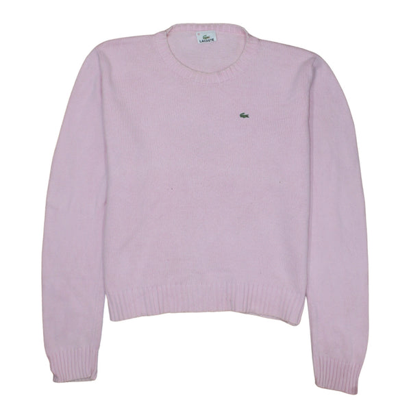 Lacoste 90's Lightweight Crew Neck Sweatshirt Medium  Pink