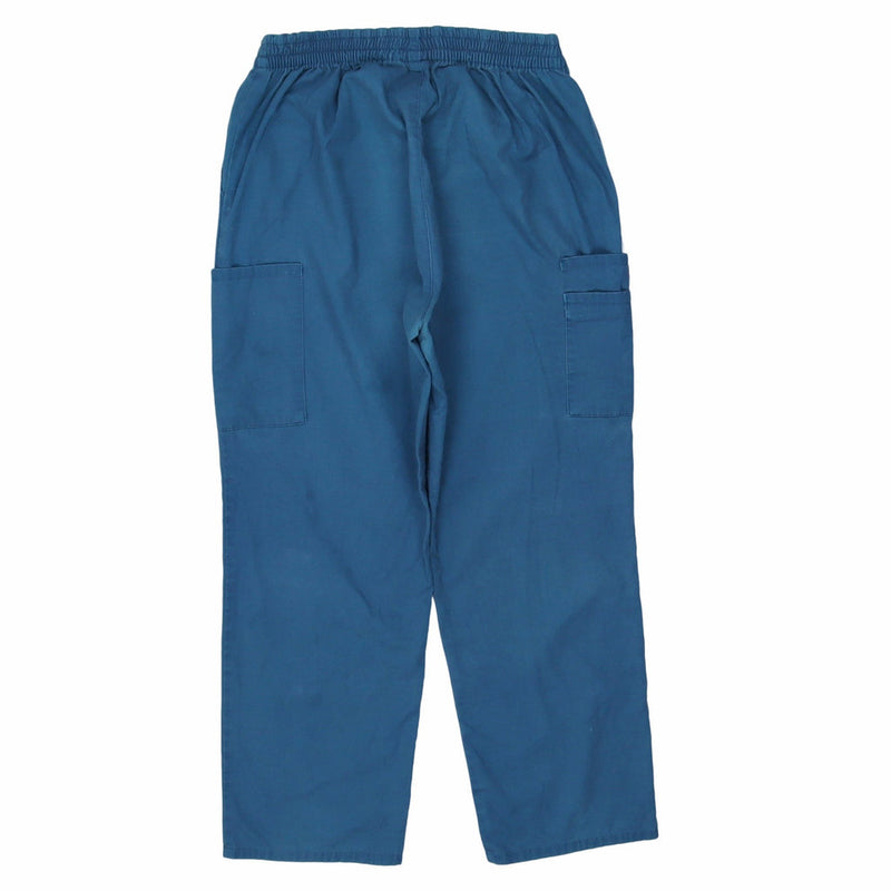 Dickies 90's Drawstring Elasticated Waistband Workwear Trousers 26 Blue