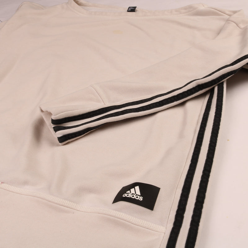 Adidas  Crewneck Sweatshirt Medium White