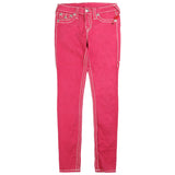 True Religion  Y2K Billy Super T Denim Skinny Jeans / Pants 28 Pink