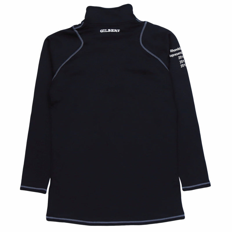 GILBERT 90's Quarter Zip Jersey Small Black