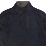 L.L.Bean 90's Quarter Zip Heavyweight Sweatshirt XLarge Navy Blue