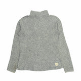 The North Face 90's Jumper Quarter Button Sweatshirt Small Grey