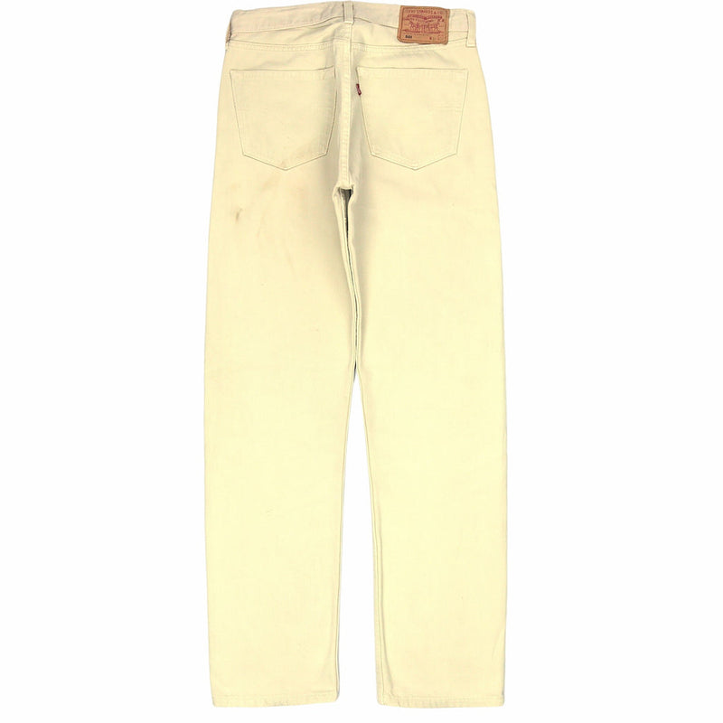 Levi's 90's Slim Denim Trousers 30 Beige Cream