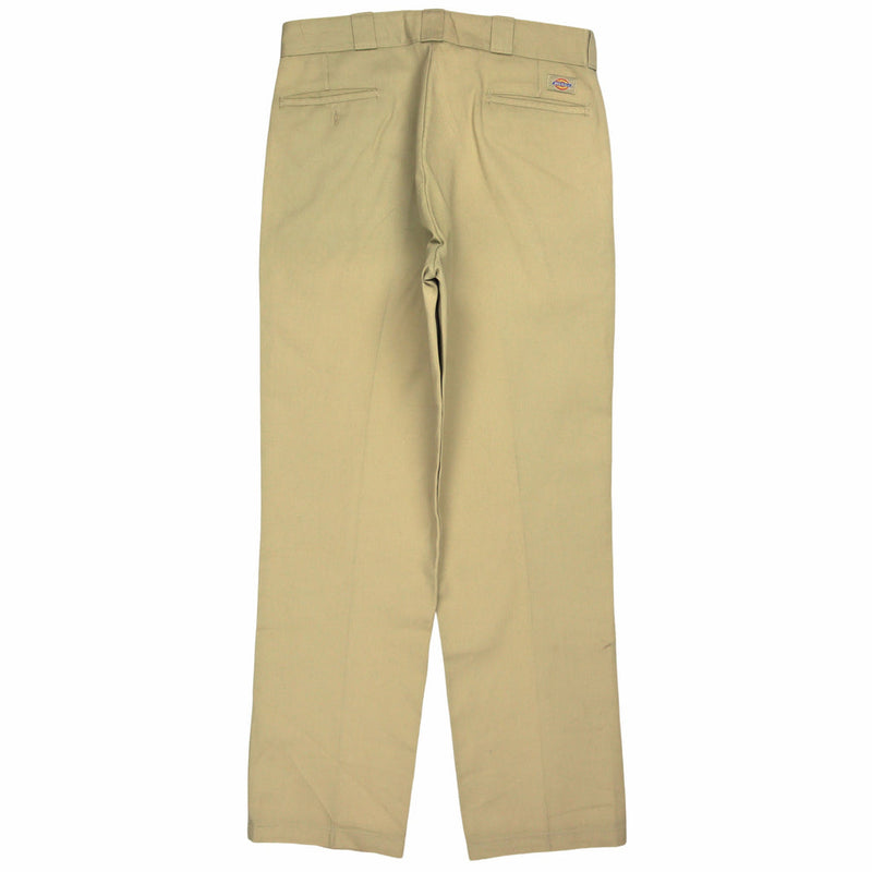 Dickies 90's Chino Pleated Trousers 36 x 34 Brown