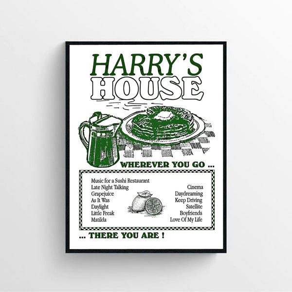 Harry's House Print Poster