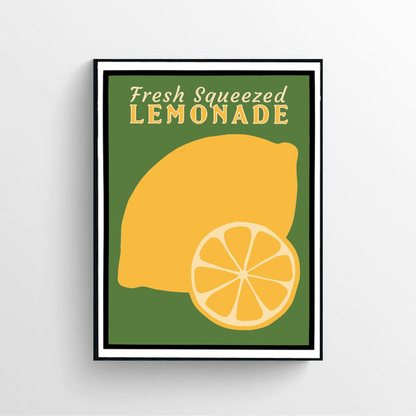 Fresh Squeezed Lemonade Print Poster