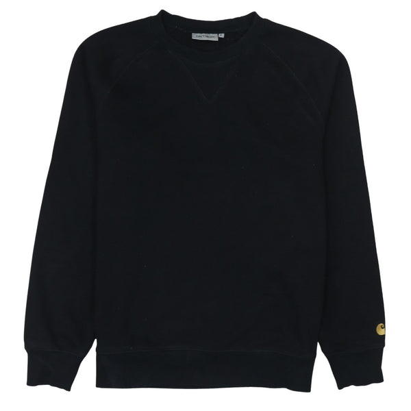 Carhartt 90's Plain Crew Neck Sweatshirt Medium Black