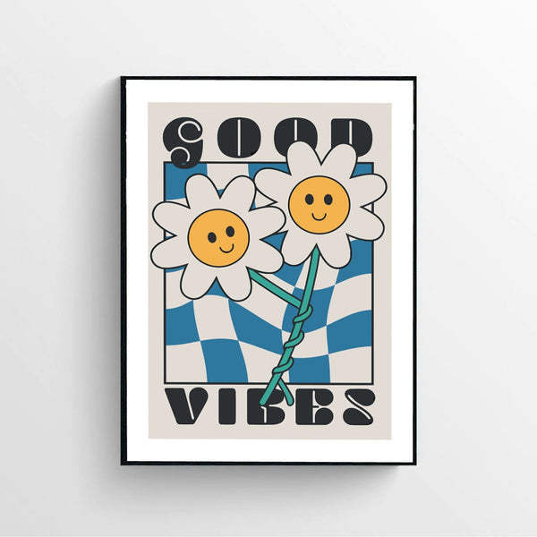 Good Vibes Smileys Poster