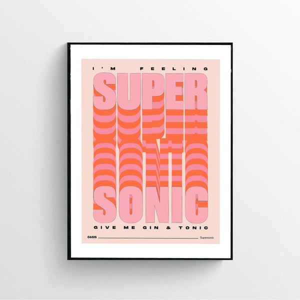 Gin and Tonic Print Poster