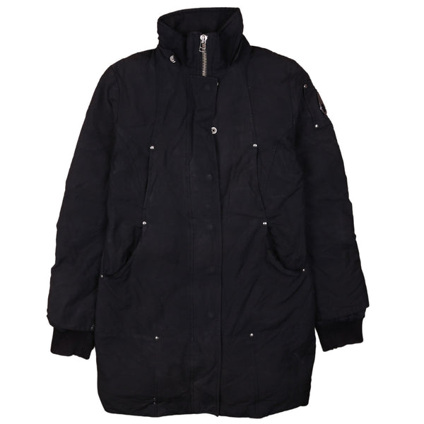 Moose Knuckles 90's Heavy Weight Full Zip Up Parka XSmall (missing sizing label) Black