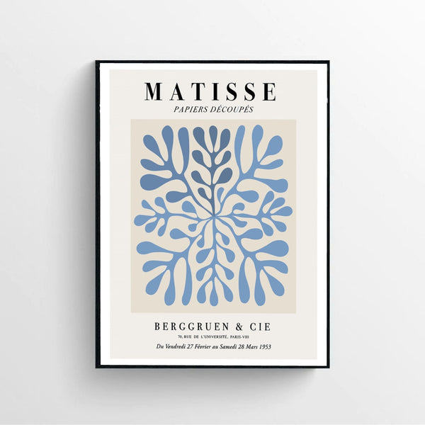 Matisse Blue Print poster