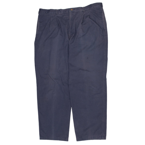 Lee 90's Straight Leg Baggy Trousers / Pants 42 Blue