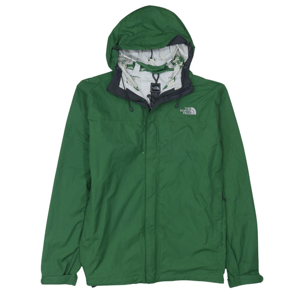 The North Face 90's Hooded Full Zip Up Windbreaker Large Green