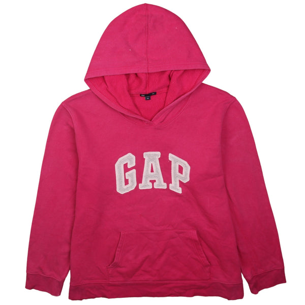 Gap 90's Spellout Pullover Hoodie XXLarge (2XL) Pink