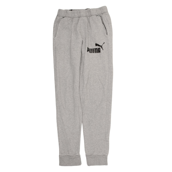 Puma 90's Elasticated Waistband Drawstrings Joggers / Sweatpants XSmall Grey