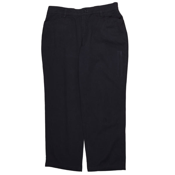 Lee 90's Straight Leg Baggy Trousers / Pants 38 Black