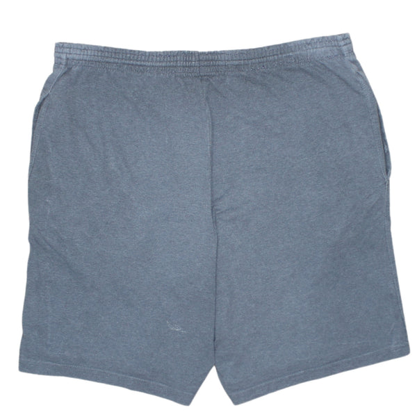 Champion Grey Shorts Men's Medium Embroidered C Logo Elastic Waist Casual Sportswear