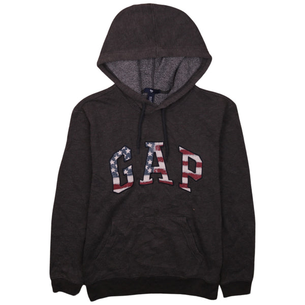 Gap 90's Spellout Pullover Hoodie XSmall Grey