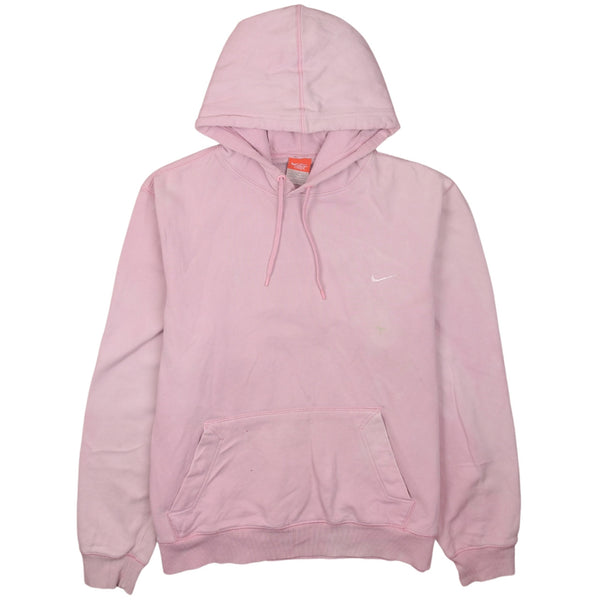 Nike 90's Swoosh Pullover Hoodie Large Pink