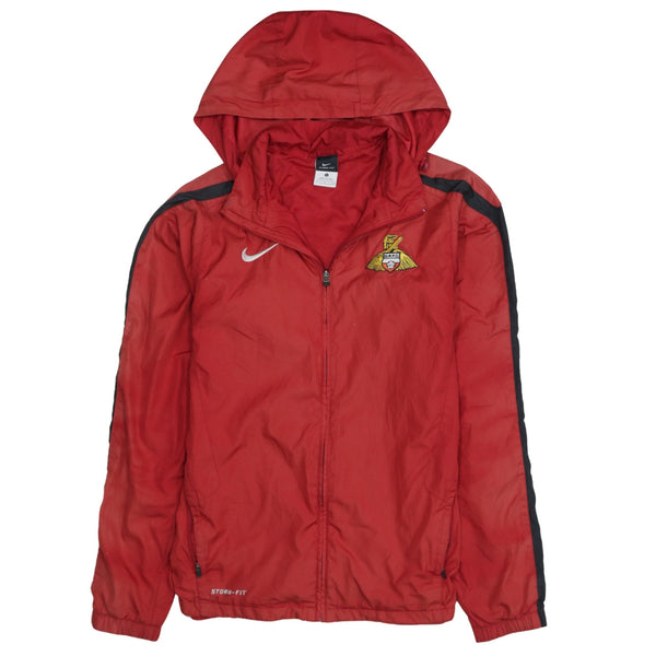 Nike 90's Swoosh Full Zip Up Windbreaker Small Red