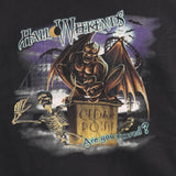 Fruit of the Loom 90's Hall Weekends Crewneck Sweatshirt Small Black