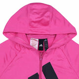 Adidas 90's Spellout Zip Up Windbreaker Large Pink