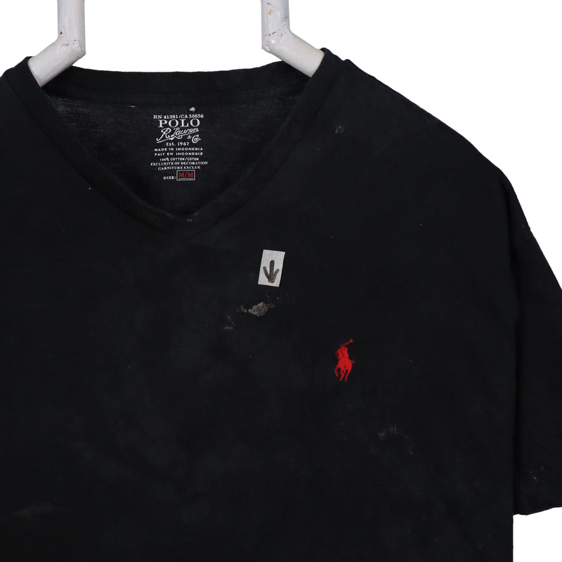 Polo Ralph Lauren 90's small logo Short Sleeve T Shirt Medium Black