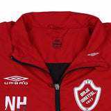 Umbro 90's Retro Quarter Zip Windbreaker Large Red