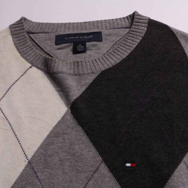 Tommy Hilfiger  Prep Crewneck Knitted Jumper / Sweater XSmall Grey