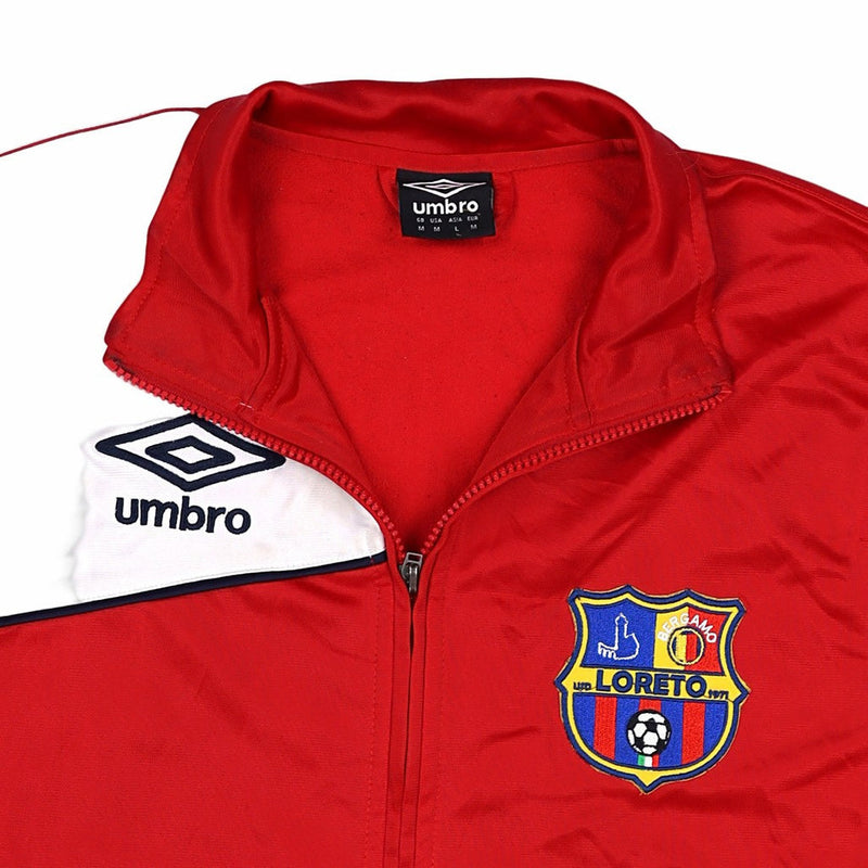 Umbro 90's Retro Zip Up Fleece Medium Red