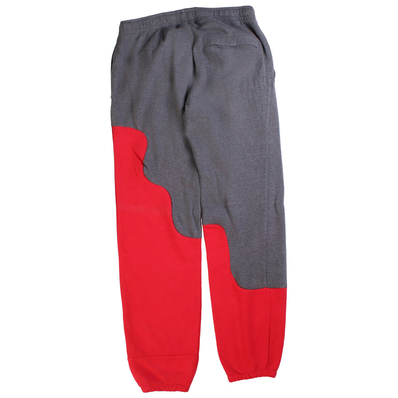 Nike  Rework Wavy Elasticated Waistband Joggers / Sweatpants Small Grey