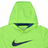 Nike 90's Swoosh Pullover Hoodie Large Yellow