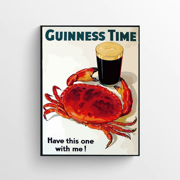 Guinness and Crab Poster