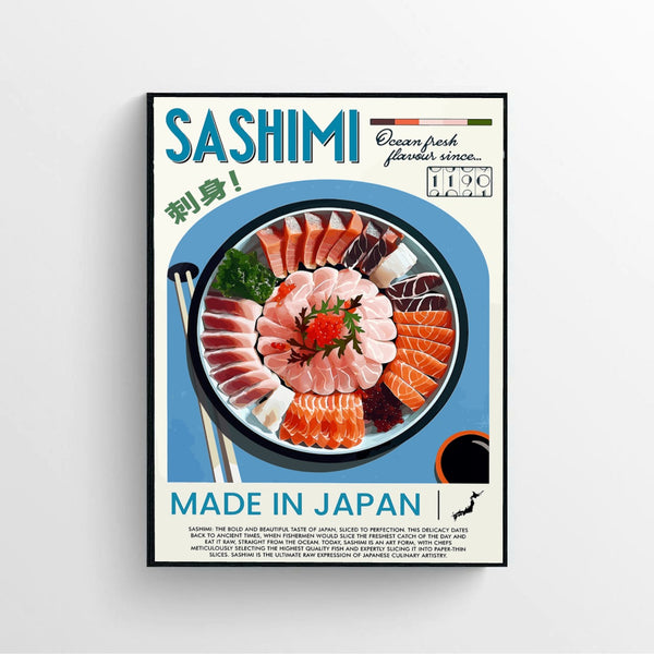 Japanese Food Retro Poster