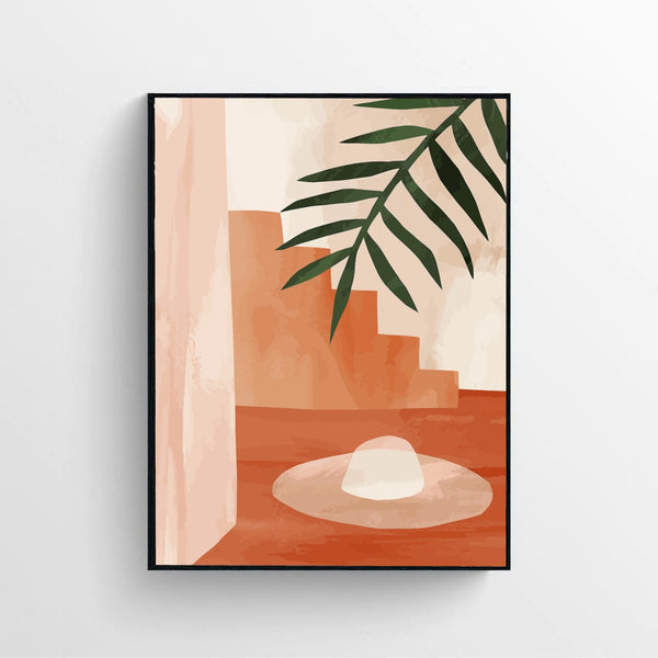 Abstract Hat Poster