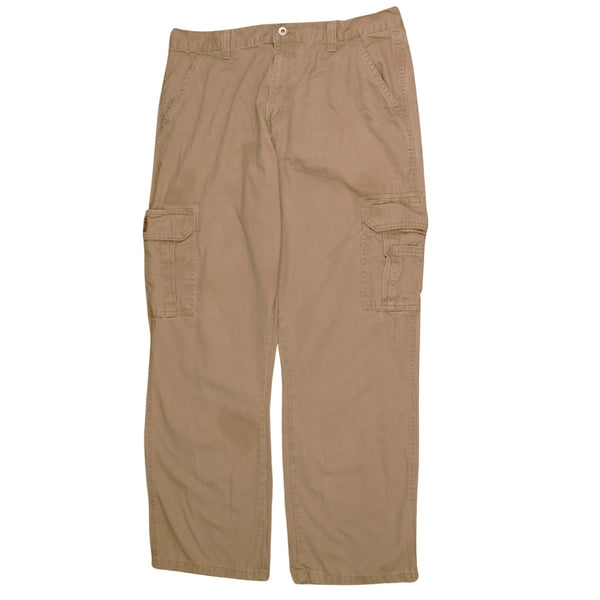 Wrangler 90's Straight Leg Baggy Trousers / Pants 36 Tan Brown