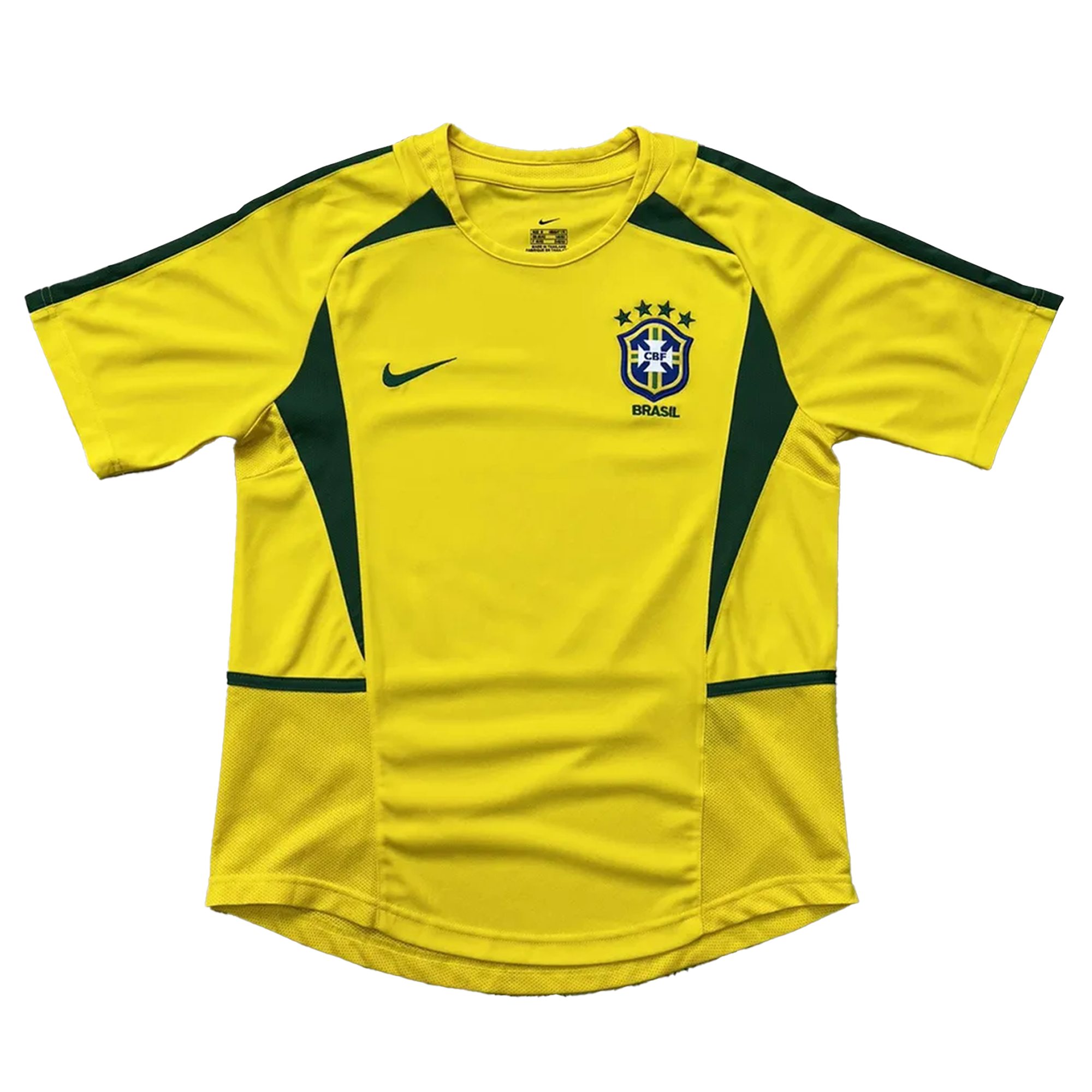 Camiseta retro Brasil 2002 Ronaldo cómpralo