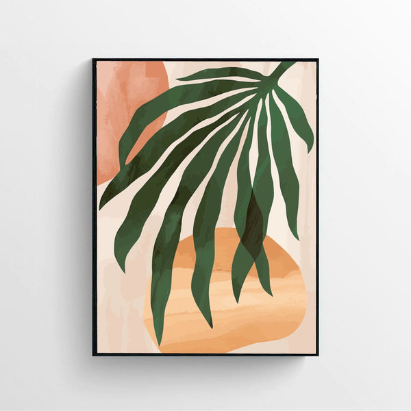 Abstract Leaf Poster