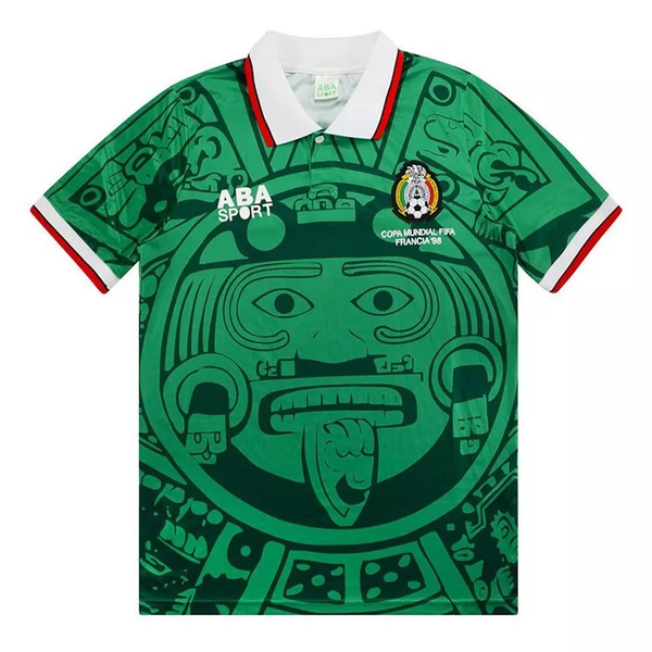 Retro Mexico World Cup 1998 Soccer Jersey Football Shirt