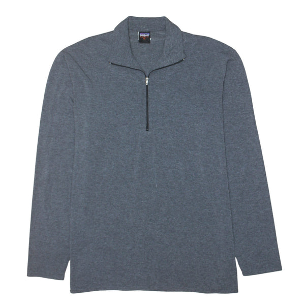 Patagonia 90's Plain Quarter Zip Sweatshirt XLarge Grey