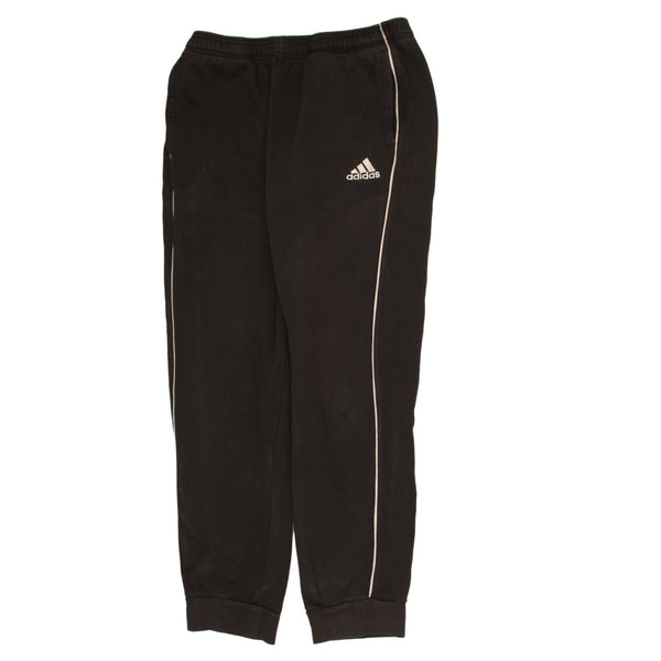 Adidas 90's Elasticated Waistband Drawstrings Joggers / Sweatpants Large Black