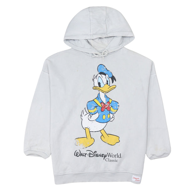 Disney 90's Pluto Pullover Hoodie Small Grey
