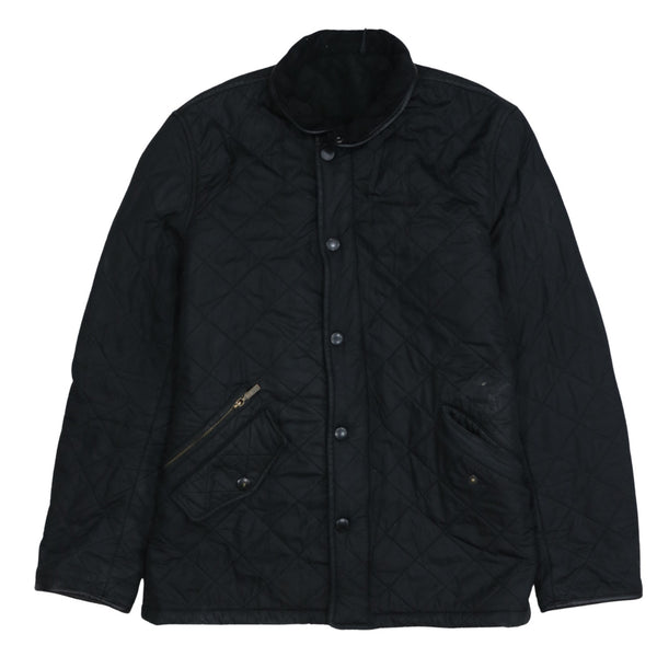 Barbour 90's Lightweight Button Up Windbreaker Large Black